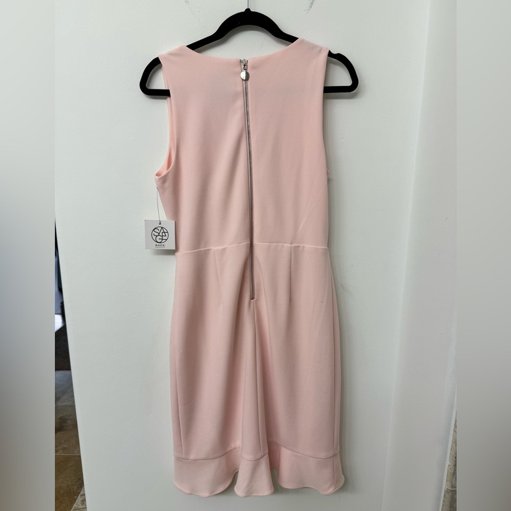 Sage Collective Midi Dress with Ruffle Hem - Picture 2 of 4